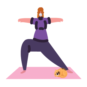 Inside of a store, the gym etc.