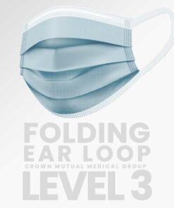 Folding Ear Loop ASTM F2100 Level 3 | 50 Medical-Grade Face Masks