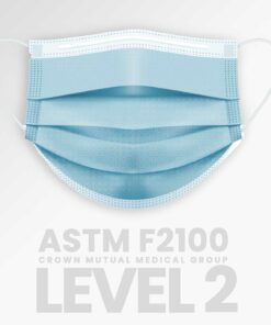 ASTM F2100 Level 2 | 50 Medical-Grade Face Masks